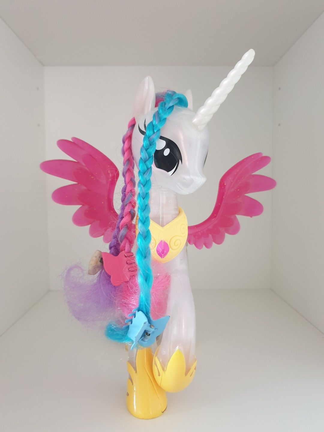 My Little Pony Błyszcząca Celestia E0190 Konik kucyk Pony LED Hasbro
