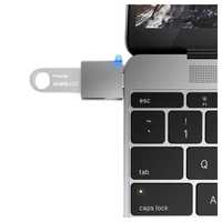 Adapter SATECHI USB 3.1 TYPU-C / USB 3.0 - Matowy -Metal / Szary