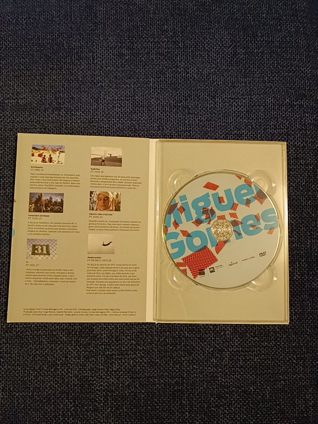 Coleção de curtas-metragens de Miguel Gomes em DVD (portes grátis)