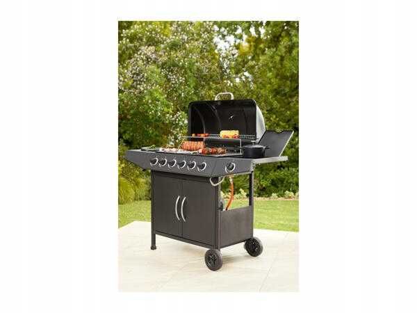 Grill Gazowy  GRILL MEISTER  6+1  17.3 kW 6+1 KÓŁKA NOWY z reduktorem