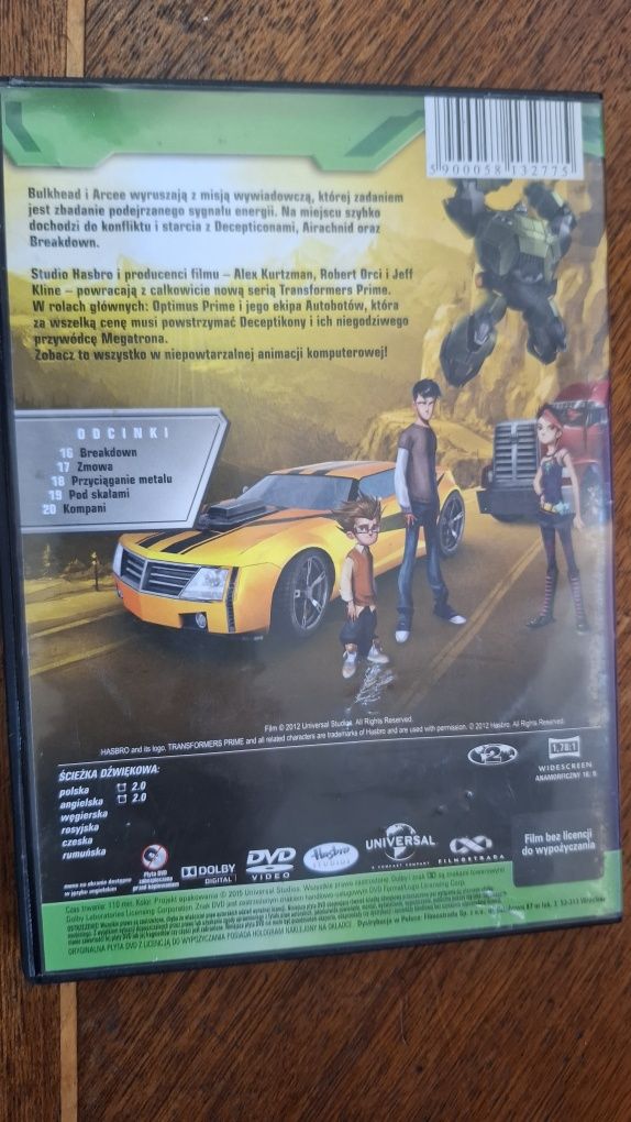 DVD Transformers Prime 2012 Hasbro / Lektor PL