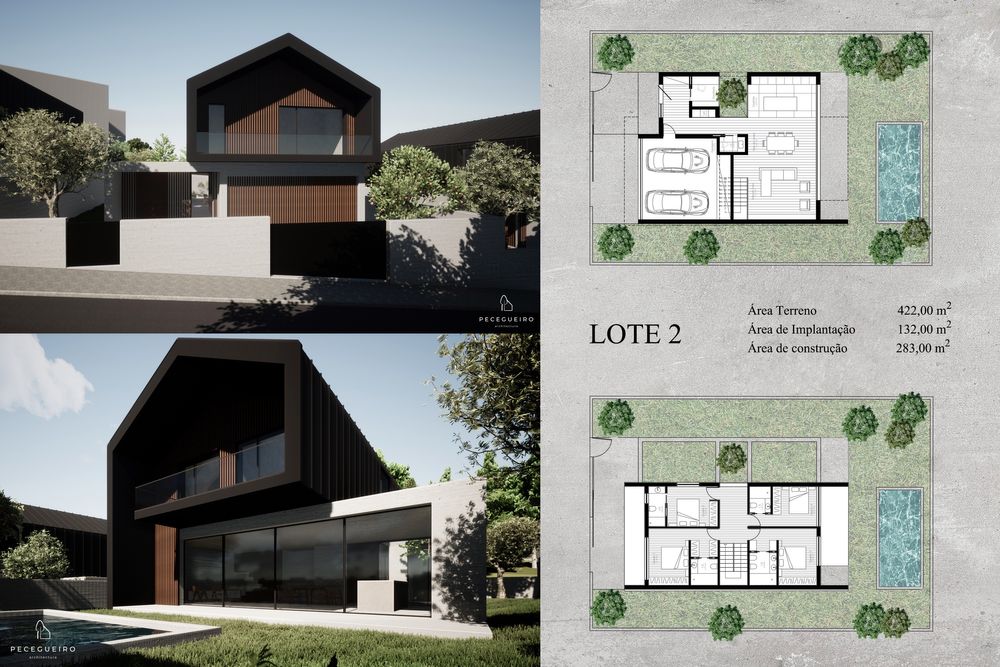 Terreno lote 4 frentes Centro de Gondomar