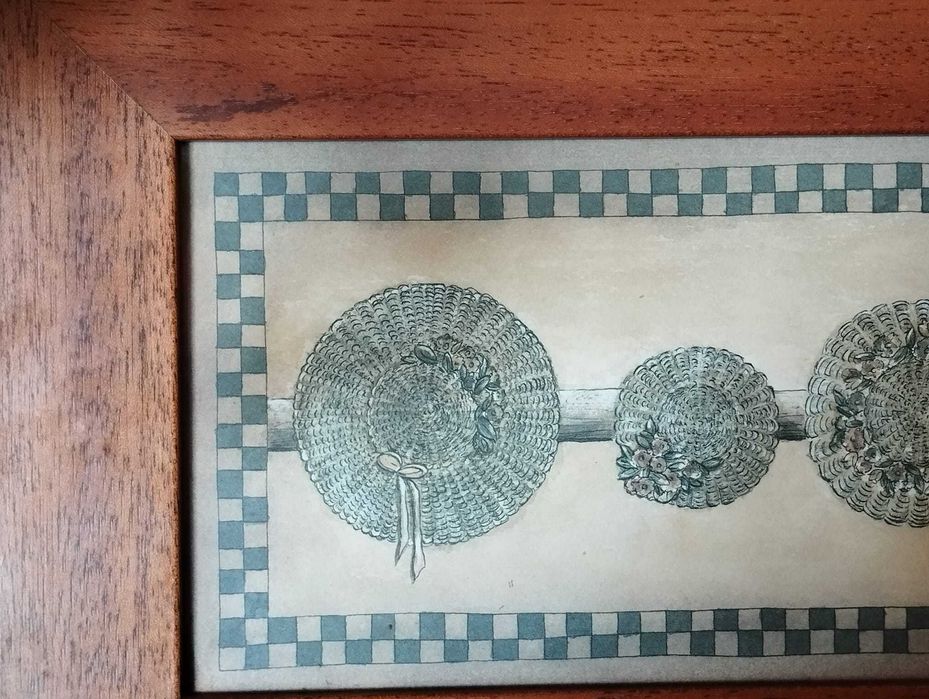 Quadro "Chapéus de Palha" Lieve Herman