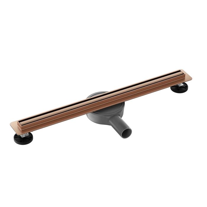 Miedziany odpływ liniowy 70 cm | Balneo Slim & Low ProLine Copper