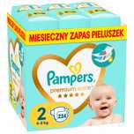 OKAZJA Pieluchy Pampers Premium Care 2 224 szt. 4-8kg DARMOWA DOSTAWA