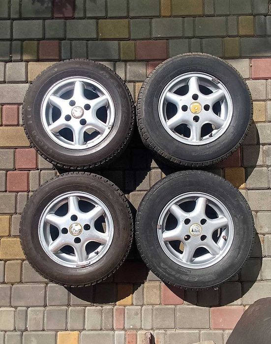 диски r13 4x108 ET38 Alessio на зимній резині