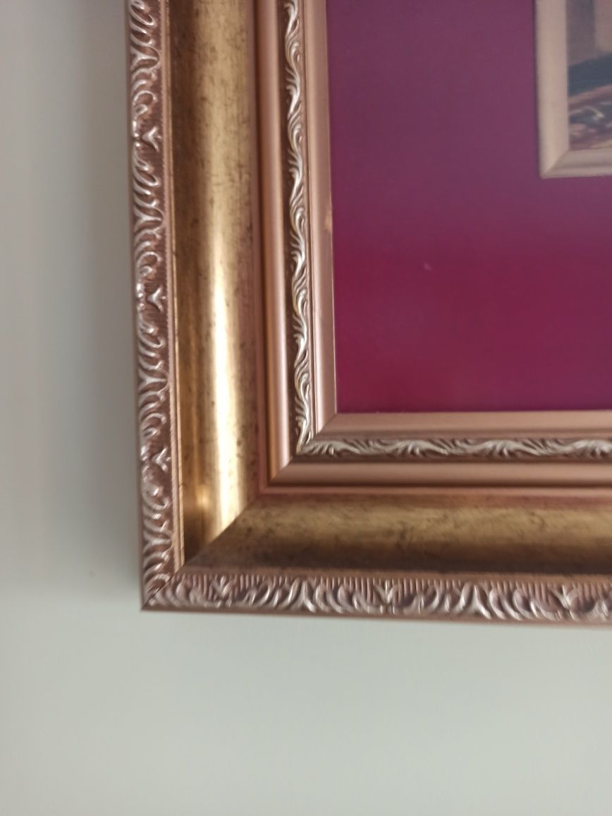 Obrazek obraz 76,5 cm x 67,5 cm motyw skradziony pocałunek