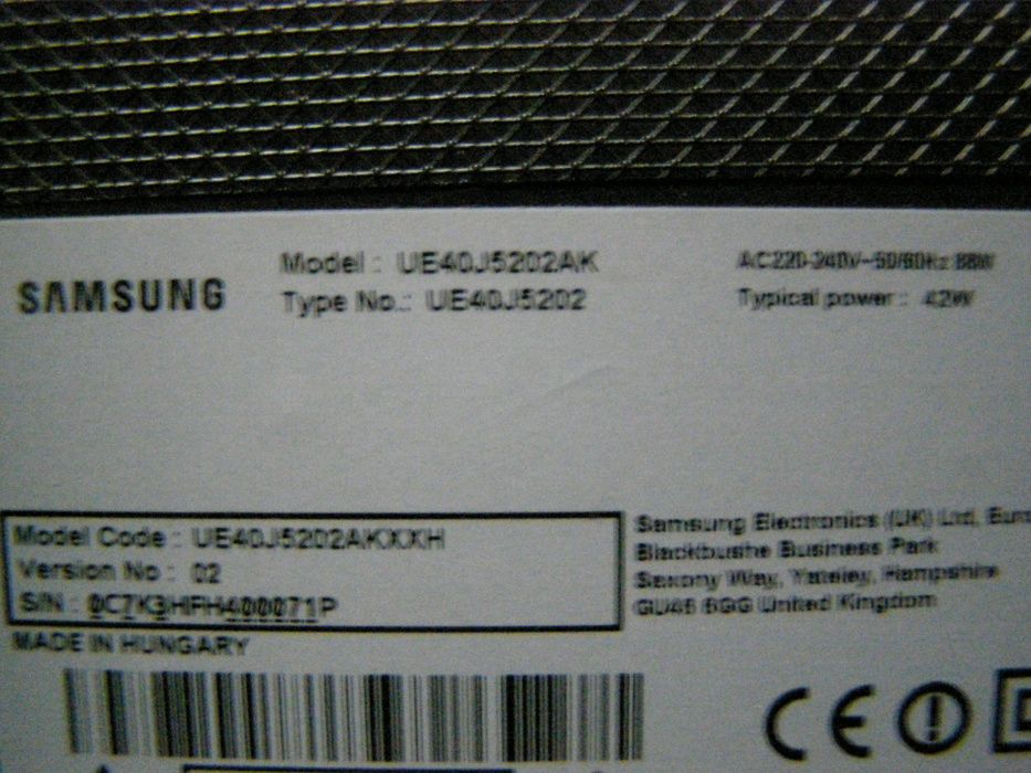 Tv Samsung UE40J5202ak---по блочно