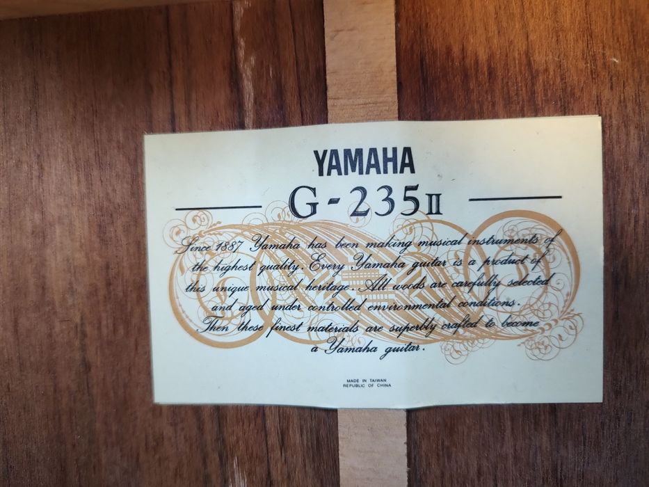 Yamaha G-235II gitara klasyczna Taiwan lata 80-te Stan idealny !!