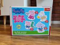 Nowe puzzle Peppa Pig, świnka Peppa, 2+, puzzle progresywne, Trefl