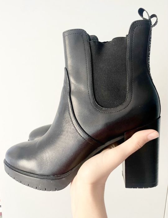 Skórzane botki Liu Jo