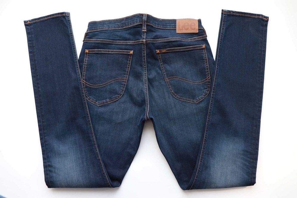 LEE LUKE W32 L34 męskie spodnie jeansy skinny slim fit nowe okazja