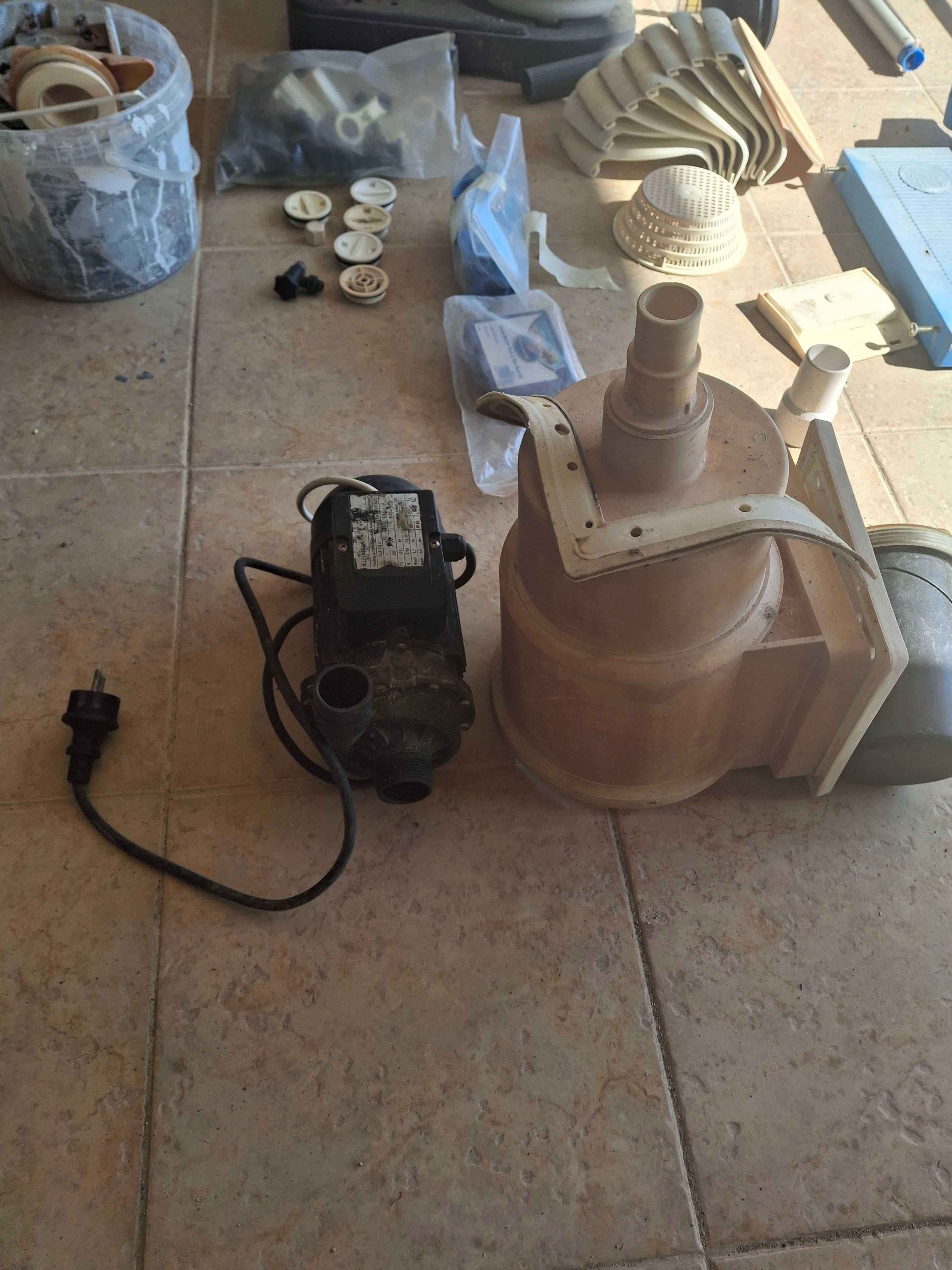 material diverso para piscina