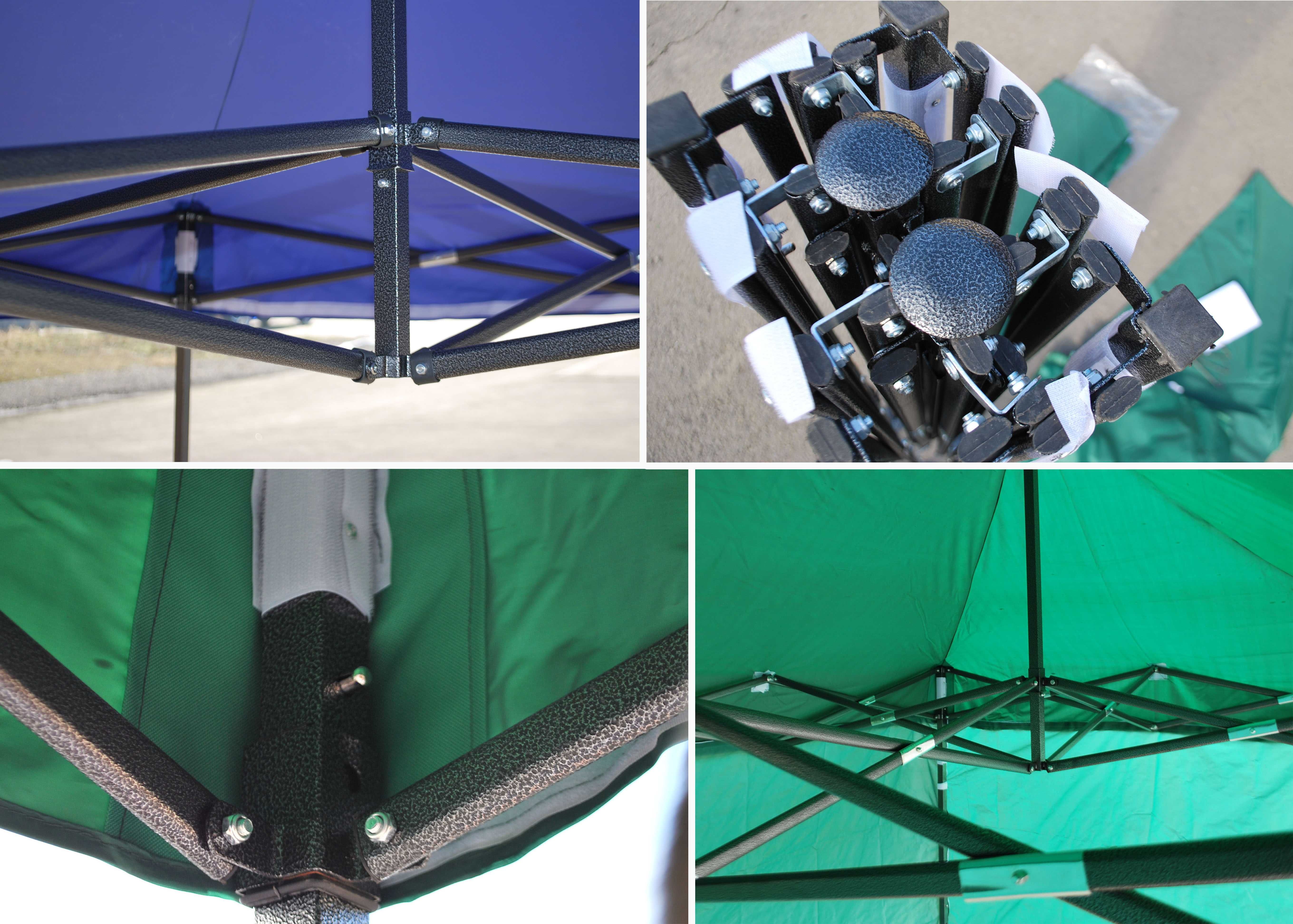 60kg 3x6 18m Namiot Handlowy parasol Ogrodowy szybko rozkładany montaż