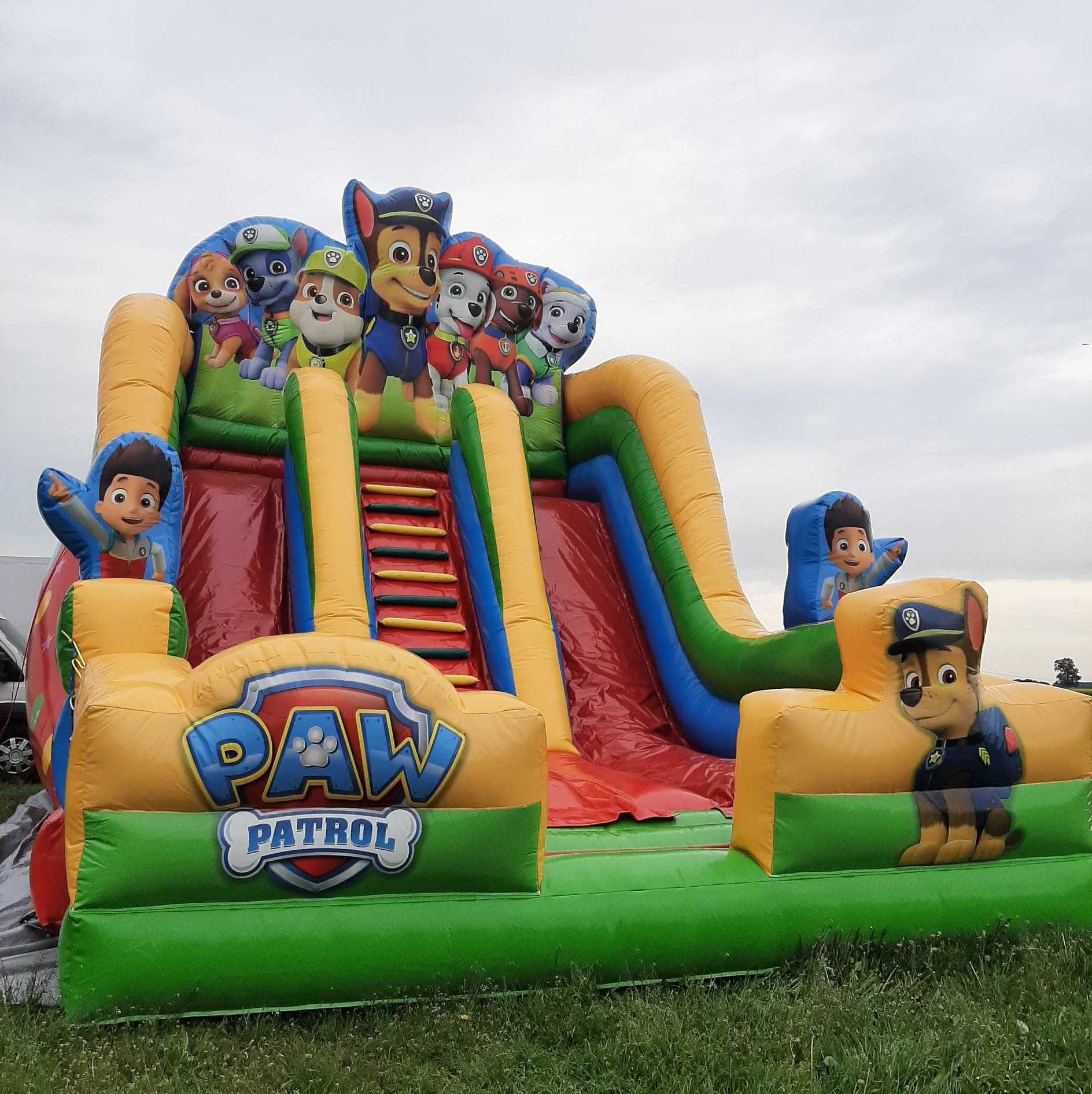 Dmuchańce, mega tory przeszkód 30 m, 18 m ,zjezdzalnie,  piana party