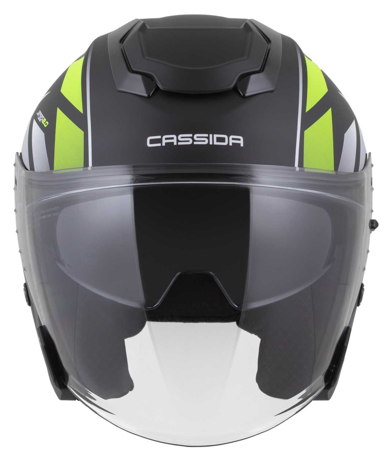 Kask motocyklowy Cassida Jet-Tech szyba antyfog interkom ready XS-XXL