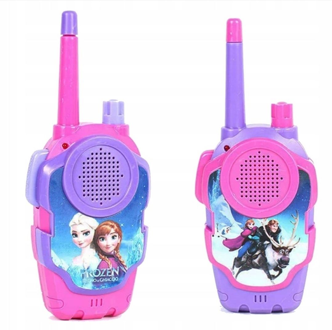 KRAINA LODU Zestaw 2x WALKIE TALKIE Elsa Anna ŁOKI TOKI Krótkofalówki