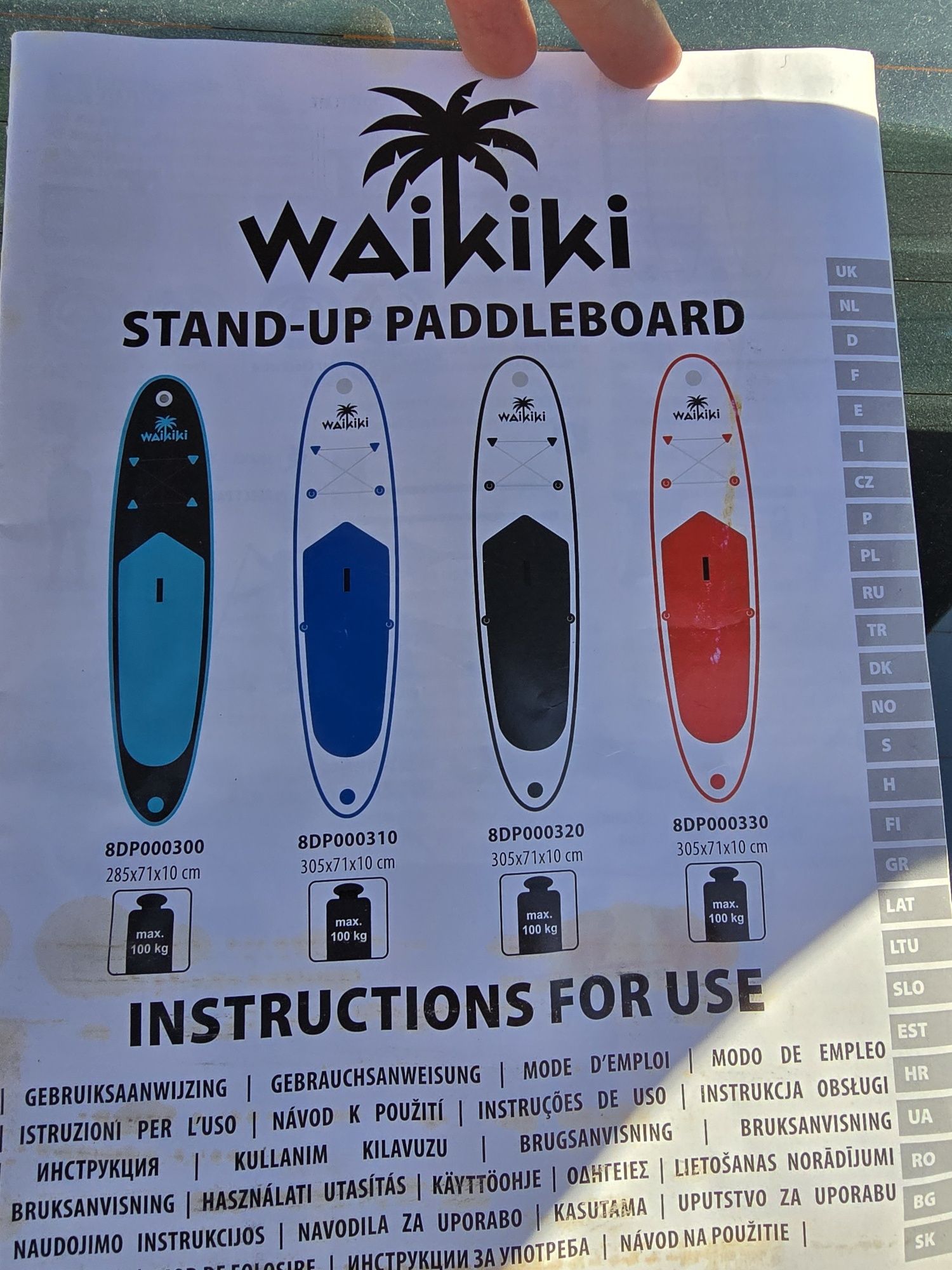 Prancha Paddle Waikiki