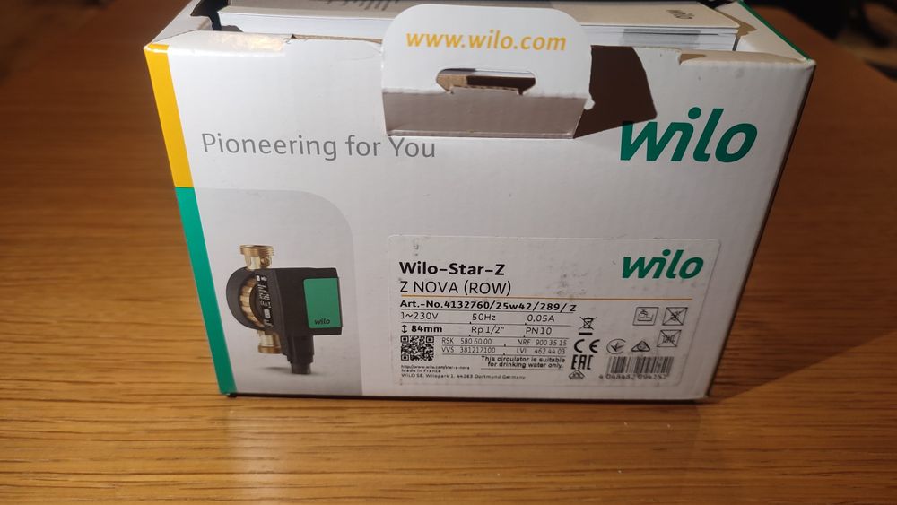 Pompa Wilo Star Z NOVA RAW nie używana