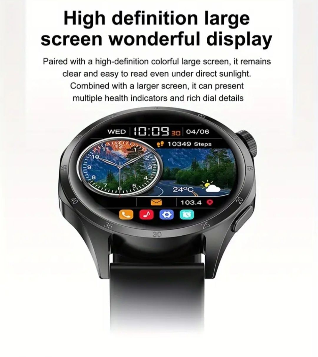 SmartWatch S11 Steel Black dwa paski w zestawie bransoletka i sylikon