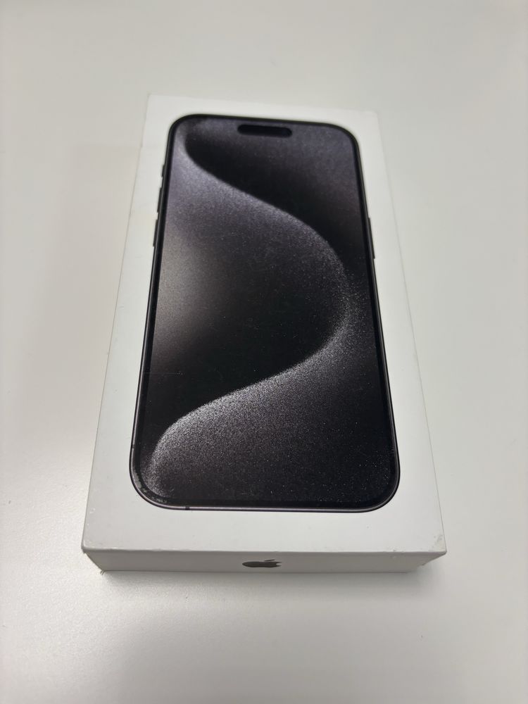 Pudełko Apple iPhone 15 Pro 128GB BLACK TITANIUM ORYG A3102