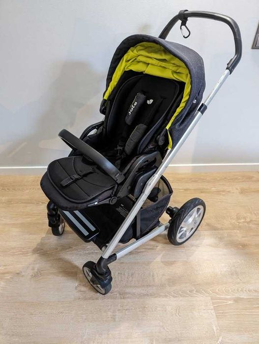 Pack - Carrinho Trio Joie Chrome Plus + Alcofa + Ovinho + Cadeira auto