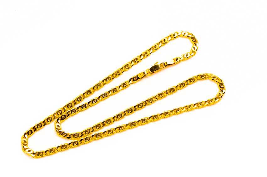 Złoty Łańcuszek - Śliczny Splot - GUCCI - 14K - 14,87g - KRAKÓW
