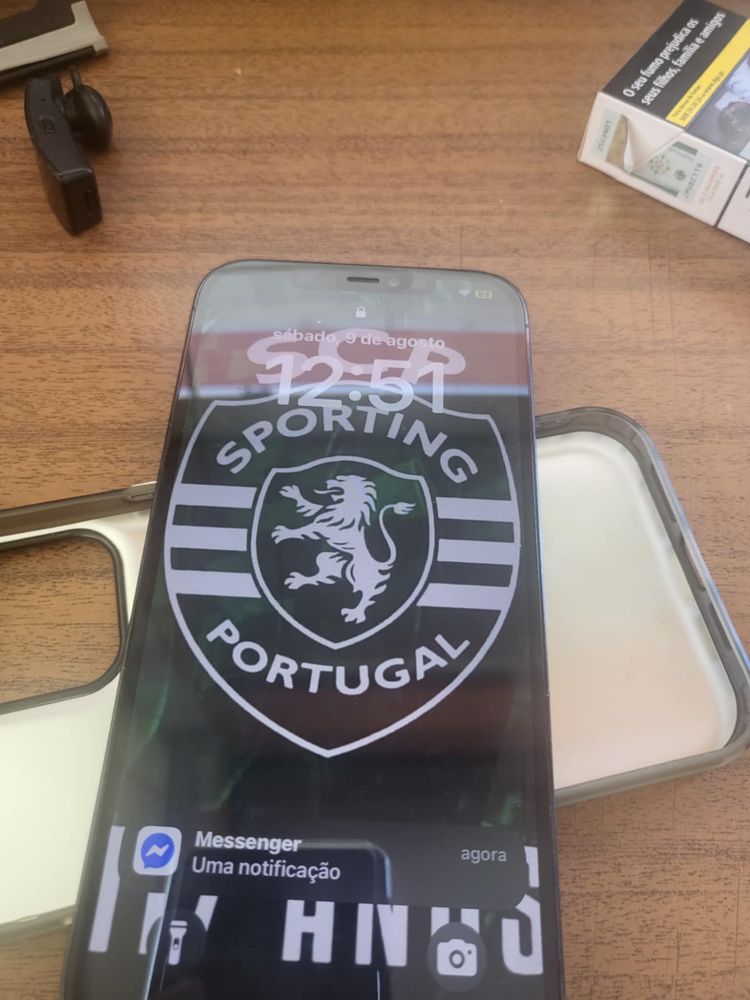 Iphone 12 pro max 128 gigas azul marinho