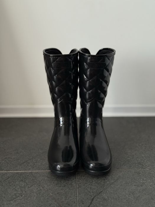 Жіночі чоботи Hunter refined gloss quilt 36 розмір
