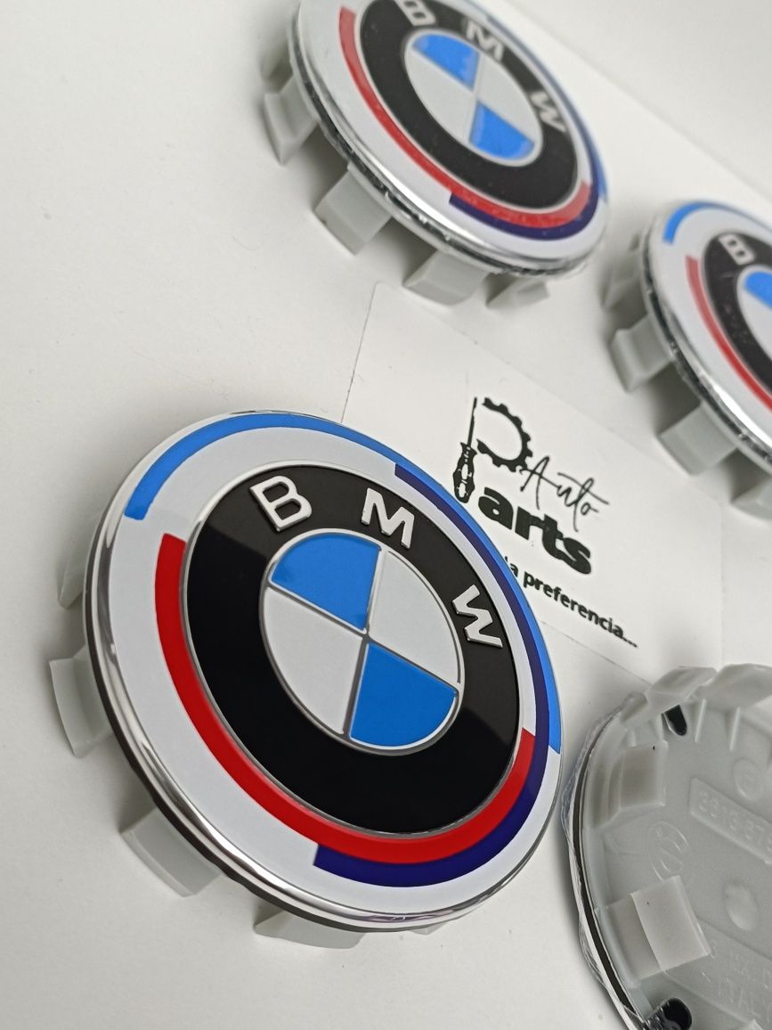 Centros de jante BMW 50 aniversário 68mm