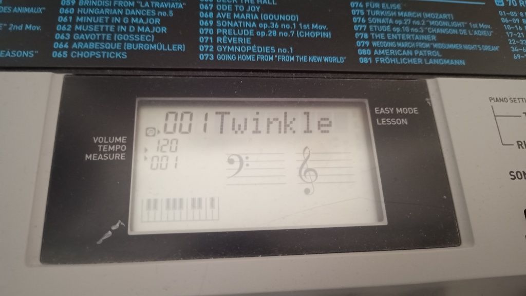 Casio LK-136 instrument klawiszowy jak nowy