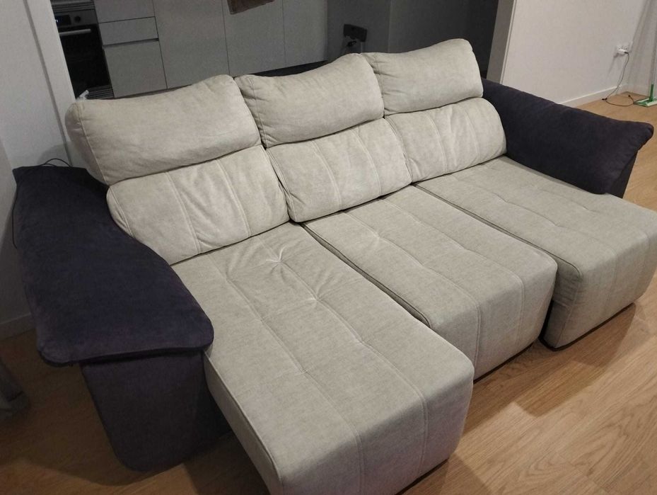 Sofá Reclinável e Retrátil Personalizado – Semi-Novo