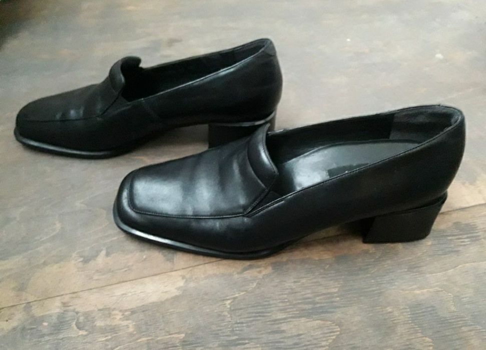 Кожаные туфли Ecco 4.5, 37.5 р, 24 см