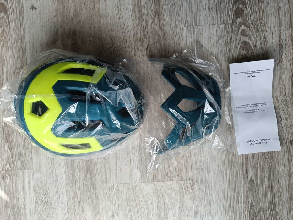 NOWY Kask rowerowy VÖGEL VKA-935Y GR Żółto-zielony MTB (rozmiar S/M)