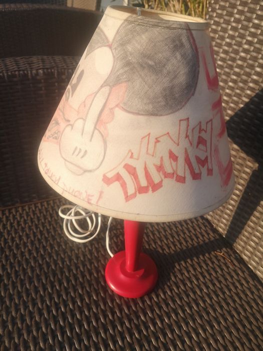 Lampa stołowa (nocna) PRL