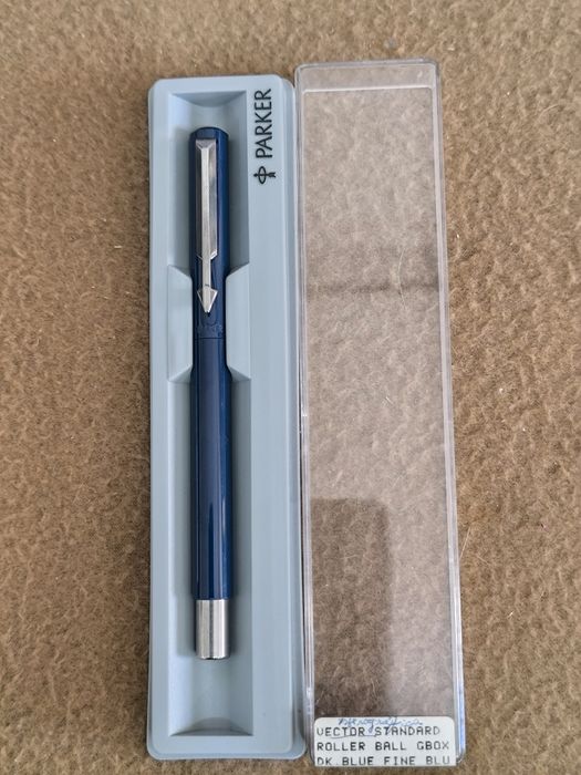 Caneta Parker Vector Standard Calligraphy CT (Azul)