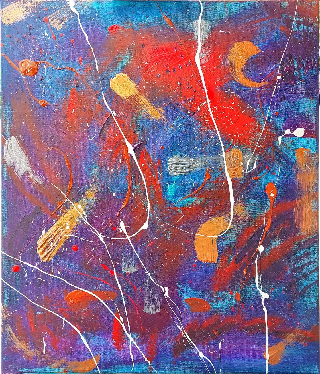 FLOW pintura acrílica quadro tela