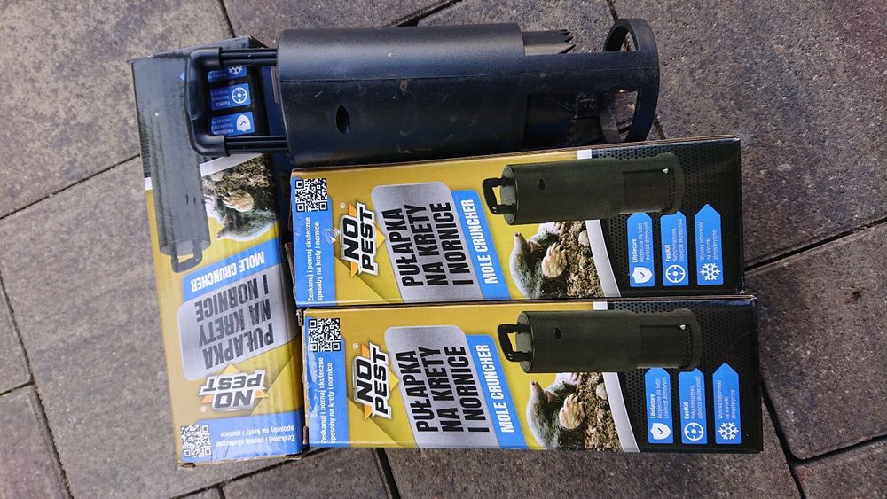 Pułapka na kreta tunele z łapką