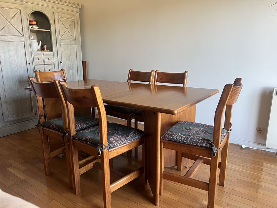 Mesa e 6 cadeiras