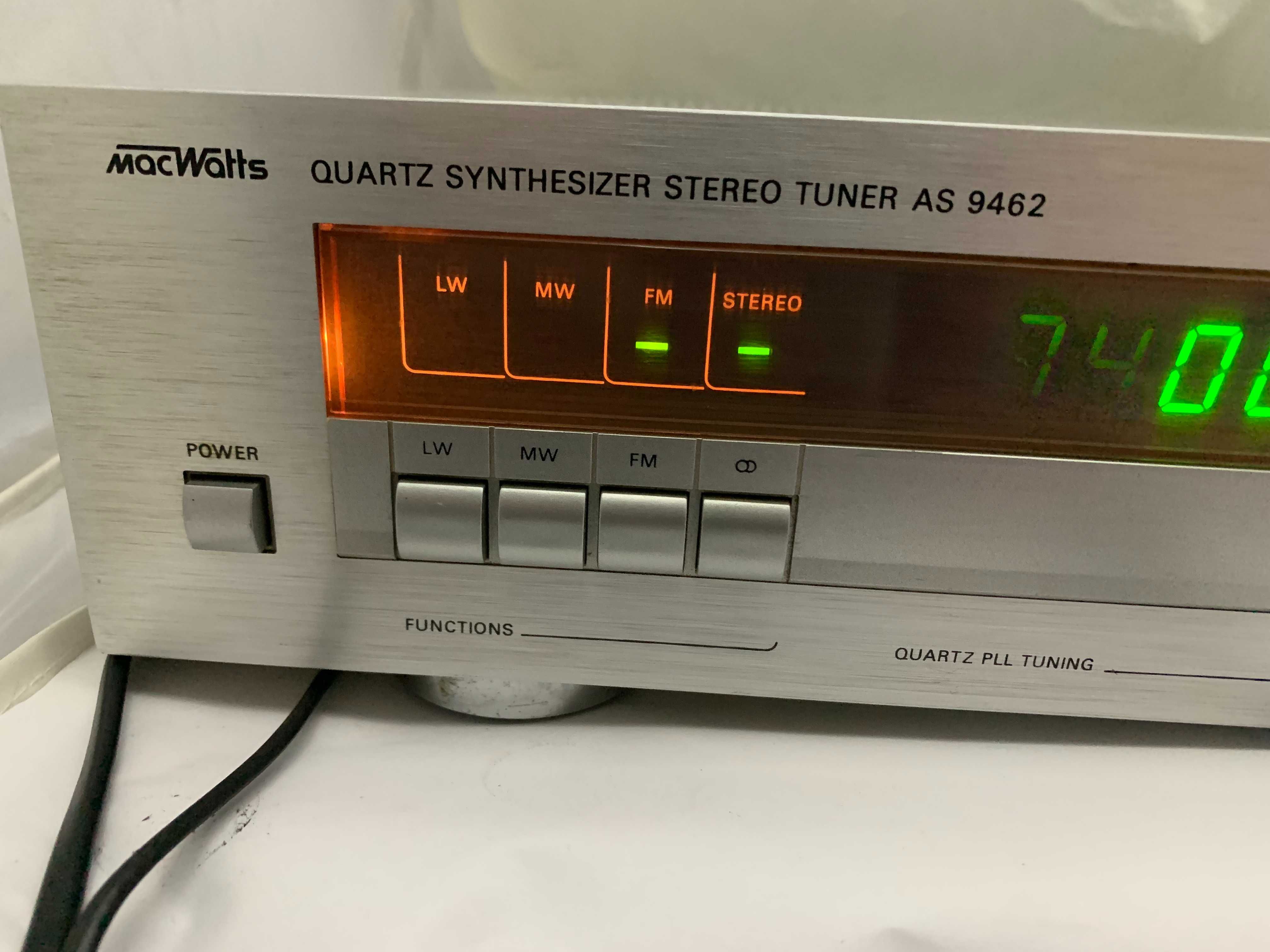 Unita Diora MacWatts QUARTZ SYNTHESIZER stereo tuner AS9462 Unikat!!!