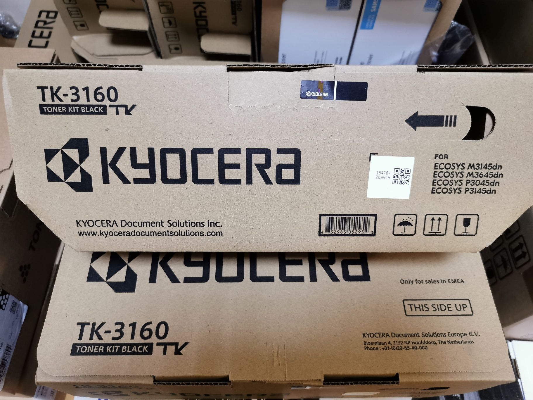 Оригінальні Kyocera TK-3160 тонер-картриджі Нові