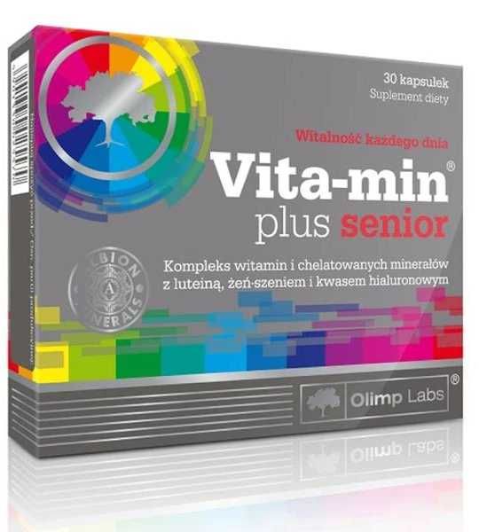 Витамины Olimp Vita-Min Plus for Men (Senior) и for Women 30 caps