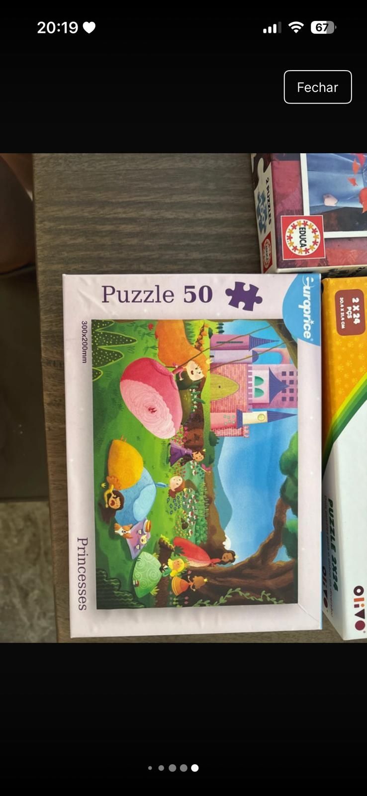 Puzzles para crianças