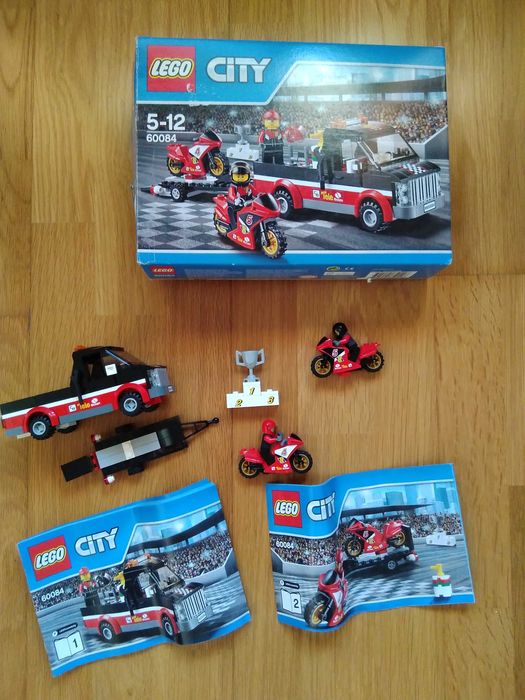 Lego city 60084 com caixa e instruções