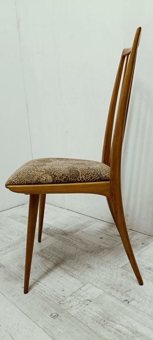krzesła duńskie vintage design PRL do stołu lata 70-te