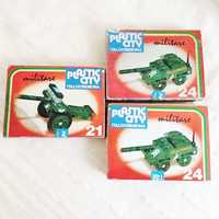 3 Caixas Vintage Plastic City Italocremona Tanques de Guerra