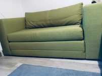 Sofa rozkładana zielona