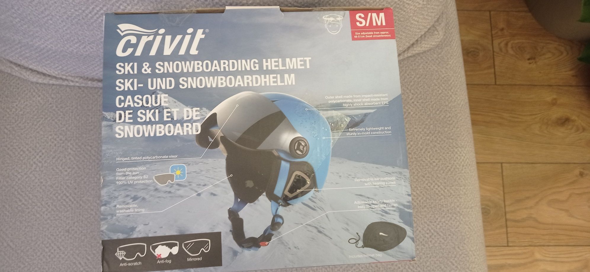 Kask snowboardowo-narciarski s/m