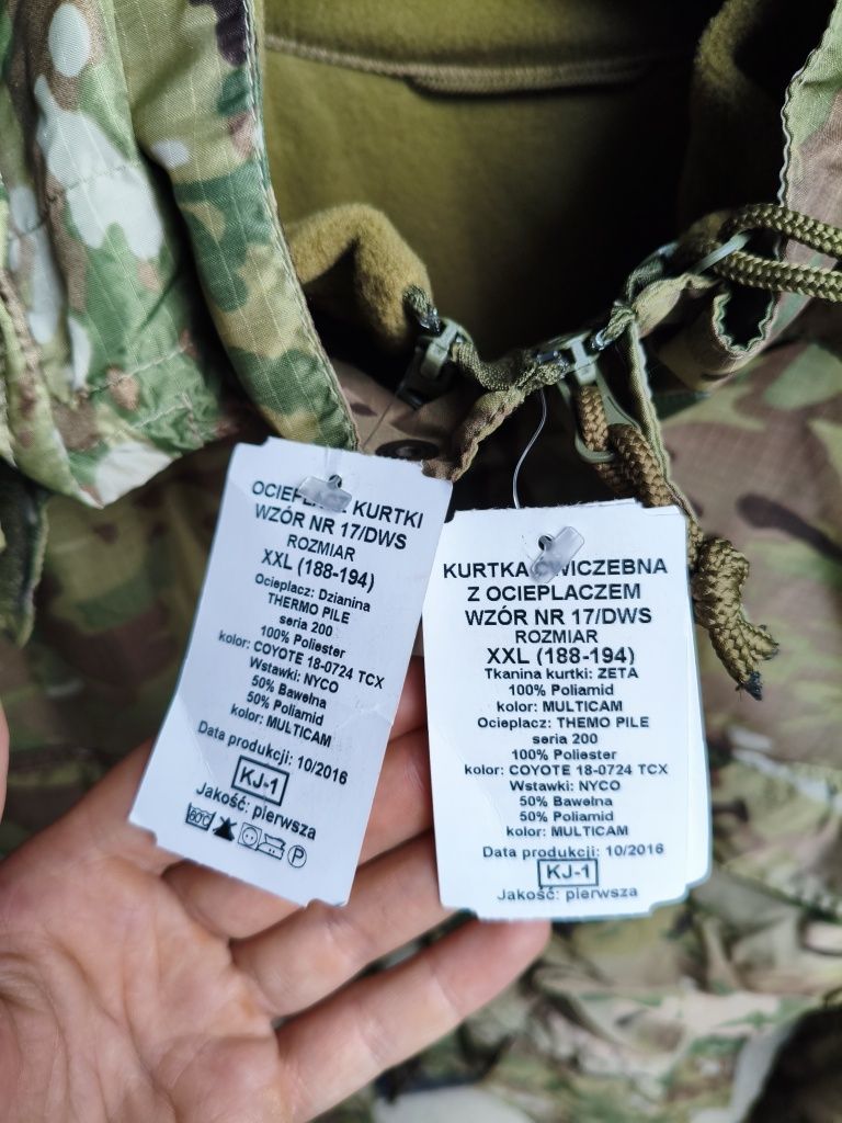 Kurtka z ocieplaczem Multicam 17/dws nowa