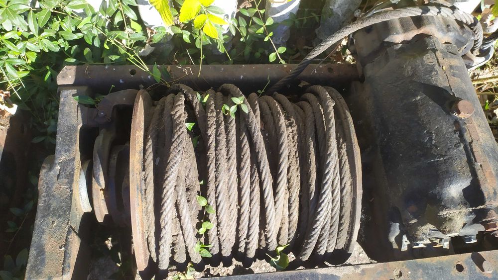 Лебедка ЗИЛ 131 в сборе с бампером